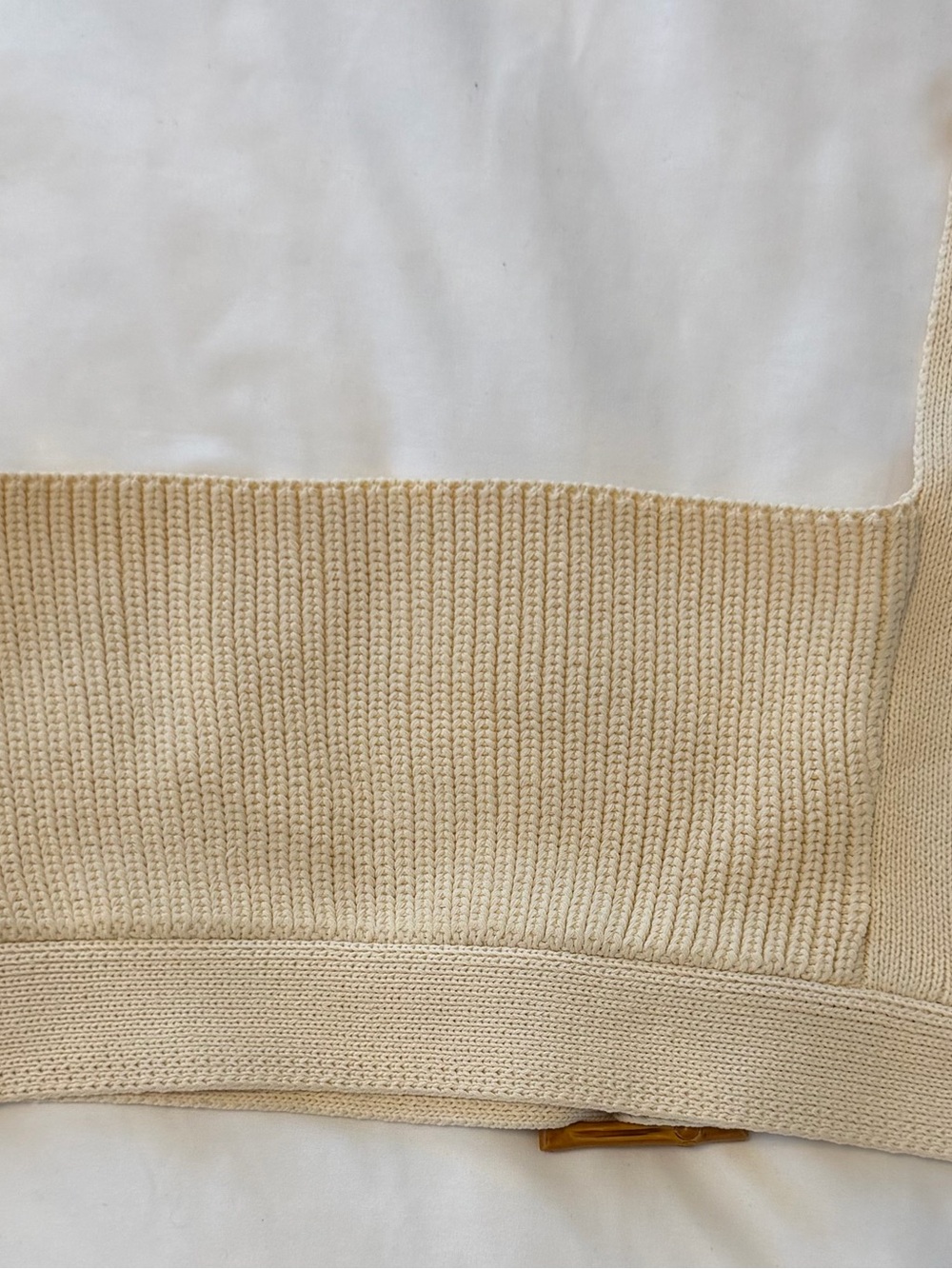 JLUXLABEL Cream Ribbed Maxi Skirt with Statement Belt - Picture 5 of 7